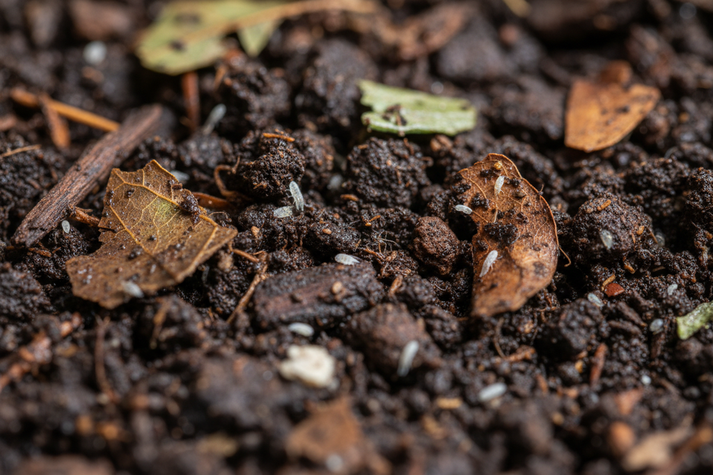 Bioactive ready soil with Springtails
